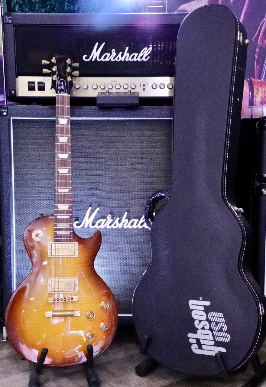 Ultimate Rock Power Combo: 2005 Gibson Les Paul Studio + Marshall Stack - Ready to Rock!