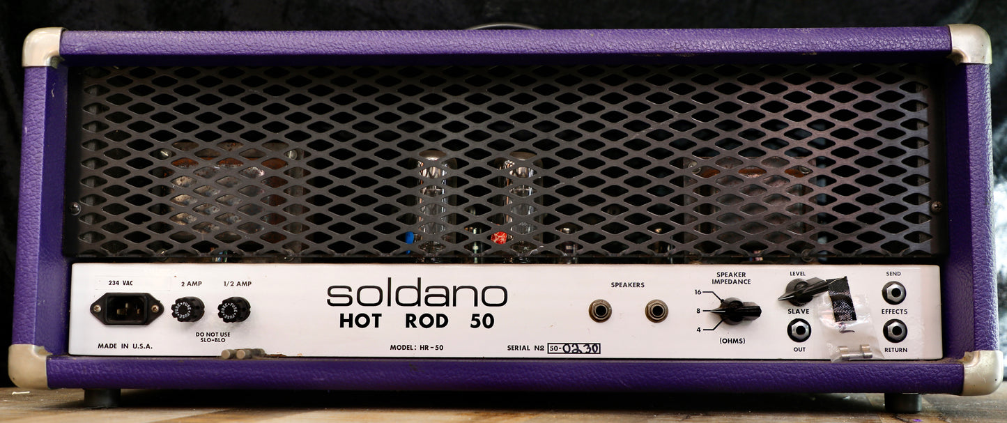 Soldano Hot Rod 50 Amp Signed by Mark McEntee from the Divinyls