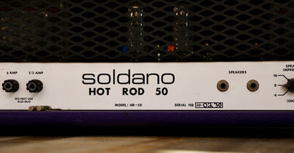 Soldano Hot Rod 50 Amp Signed by Mark McEntee from the Divinyls