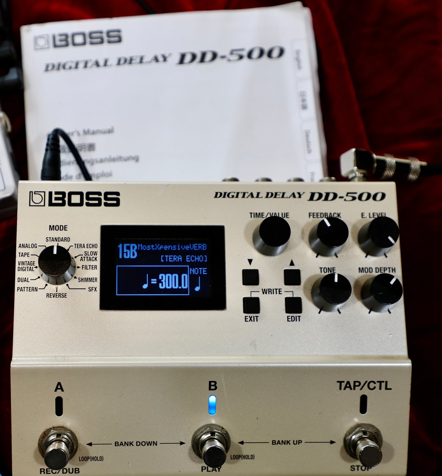 Boss DD-500, MD-500, RV-500 Combo