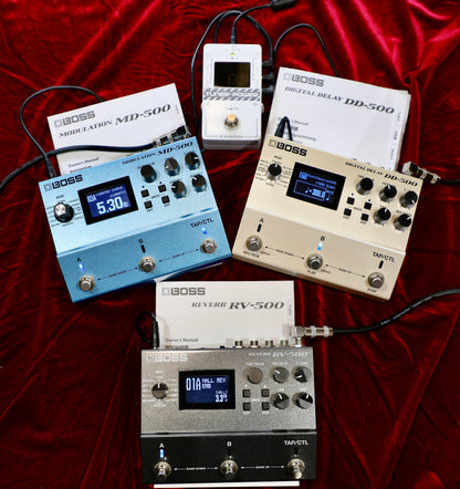 Boss DD-500, MD-500, RV-500 Combo