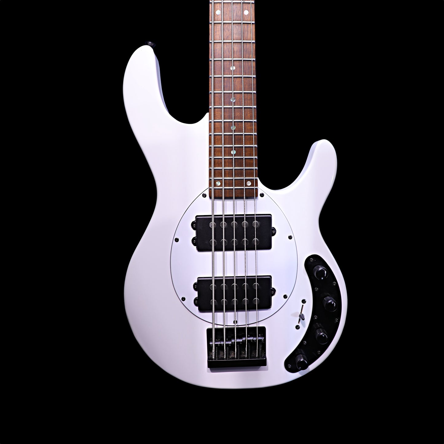 Moonray 5  Arctic White Left or Right Hand With Wolf Hard Case and Pro-Luthier Set Up