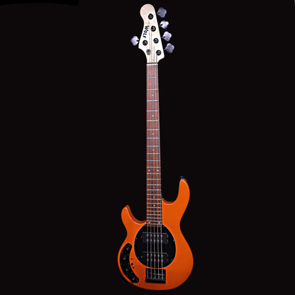 Moonray 5 Orange Left or Right hand With Wolf Hard Case and Pro-Luthier Set Up