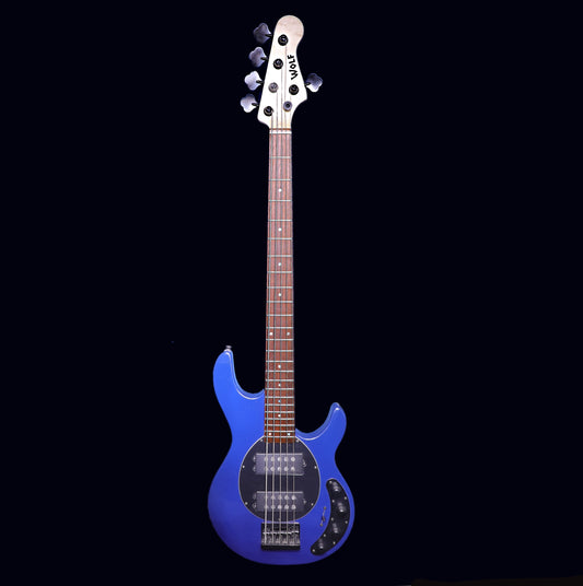 Moonray 5  Blue Left or Right hand With Wolf Hard Case and Pro-Luthier Set Up