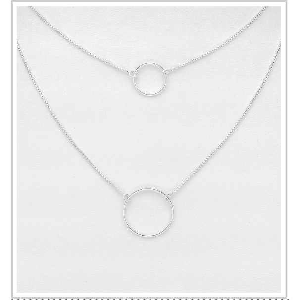 Stirling Silver Layered Circle Choker – Freo Guitars